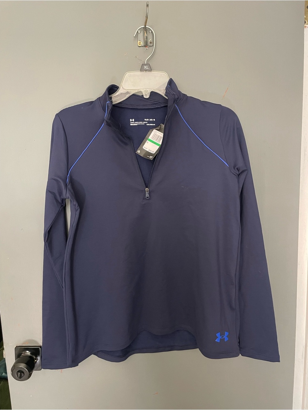 Under Armour Navy Half-Zip Athletic Pullover